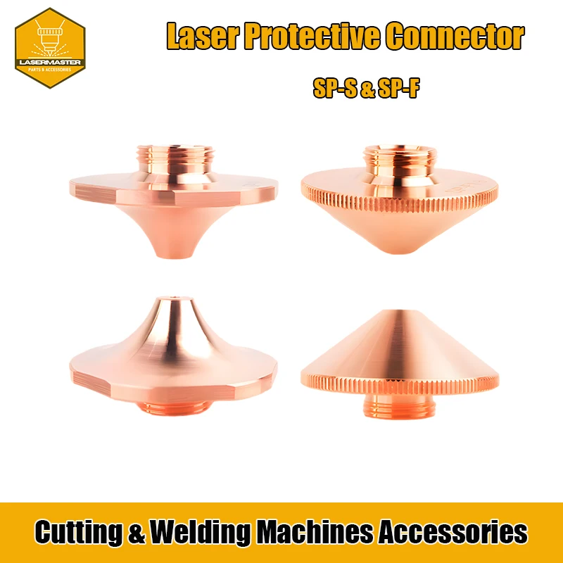 SPS SPF SP-S SP-F Series Fiber Laser Cutting Nozzle Single Layer Dia28mm H15 M11 For HANS Precitec Cutting Machine Parts