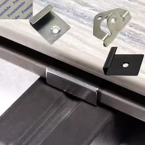 100Pcs Stainless Steel WPC Composite Deck Starter End Clips