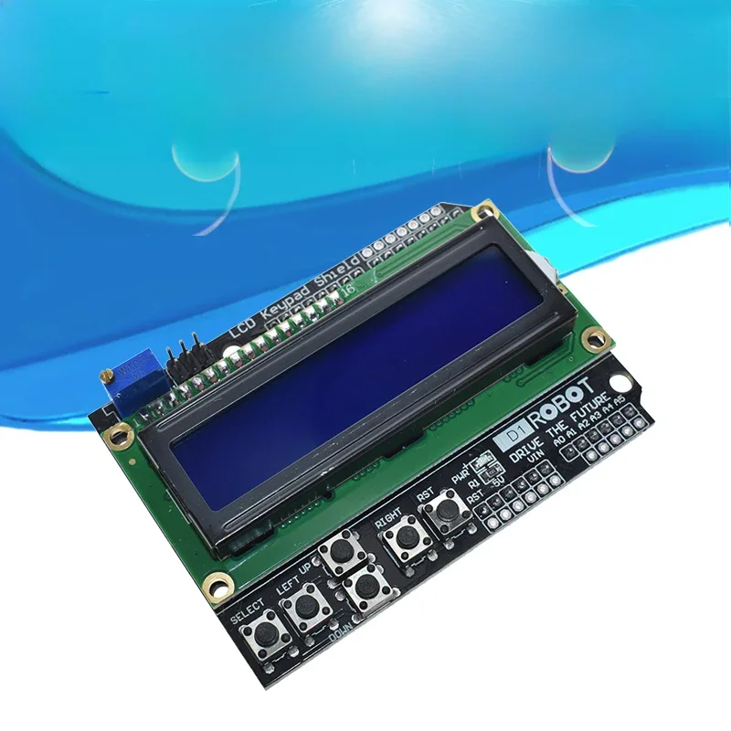 1 sztuk klawiatura LCD tarcza LCD1602 LCD 1602 moduł wyświetlacza dla Arduino ATMEGA328 ATMEGA2560 raspberry pi UNO niebieski ekran — zdjęcie 2
