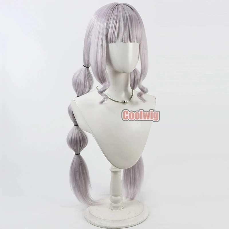 Coolwig الاصطناعية الشعر كاساي أماني تأثيري الباروكات فوتاري وا جميلة علاج علاج نهائي 80 سنتيمتر طويل الضوء الأرجواني شعر مستعار مقاومة للحرارة