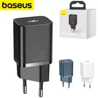 Baseus 20W USB C Charger Portable Type C Charger Support PD Fast Charging For iPhone 15 14 13 12 11 Pro Max 8 Plus Quick Charger