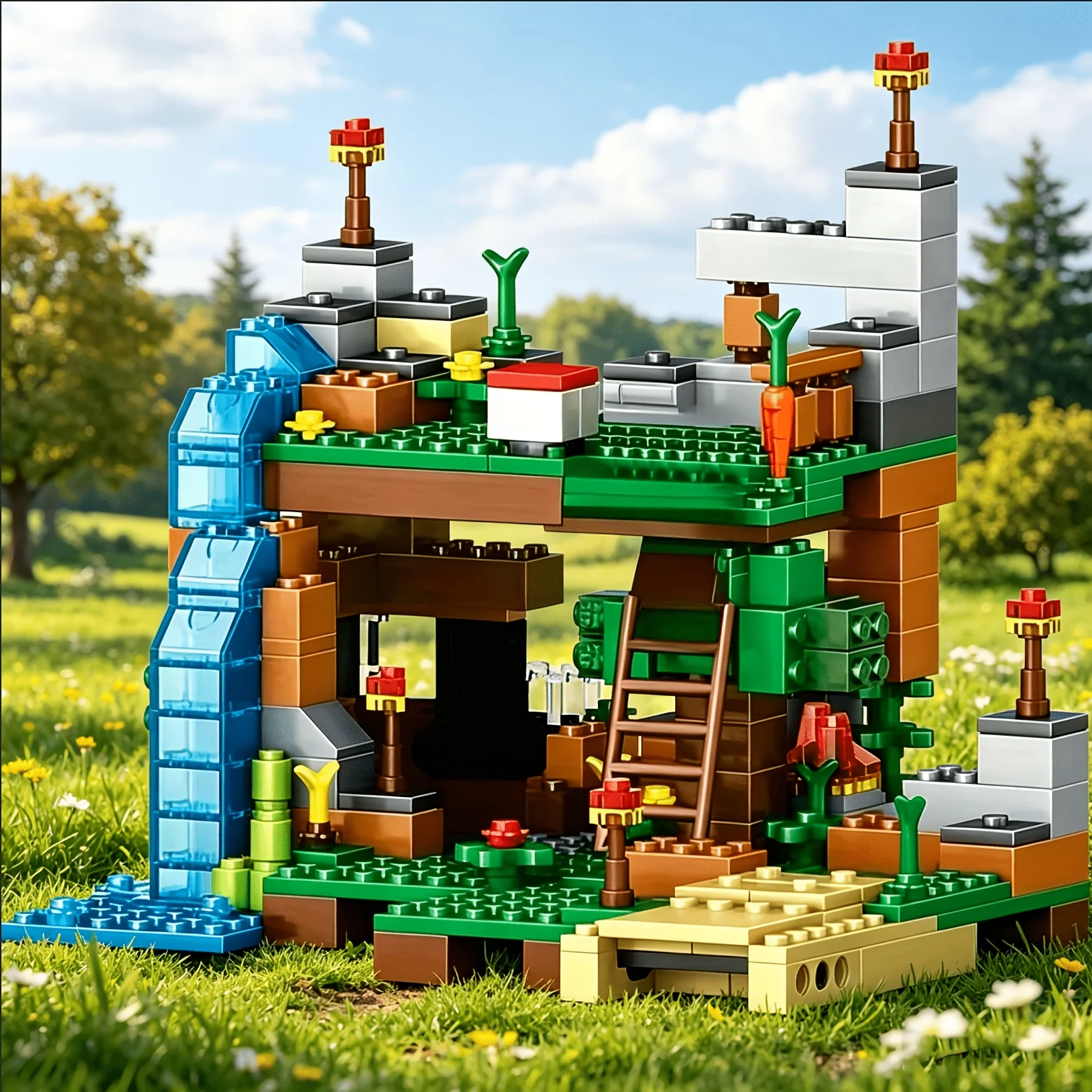 378 house building blocks, perfect as a birthday, Christmas, and Halloween gift.