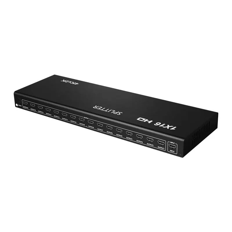 LPS-H1S16-S 4K 60Hz 1x16 Splitter Distributor Support 1 In 16 Out 1080P Video For PS4 PS5 Laptap 1 Device to 16 TV Monitors