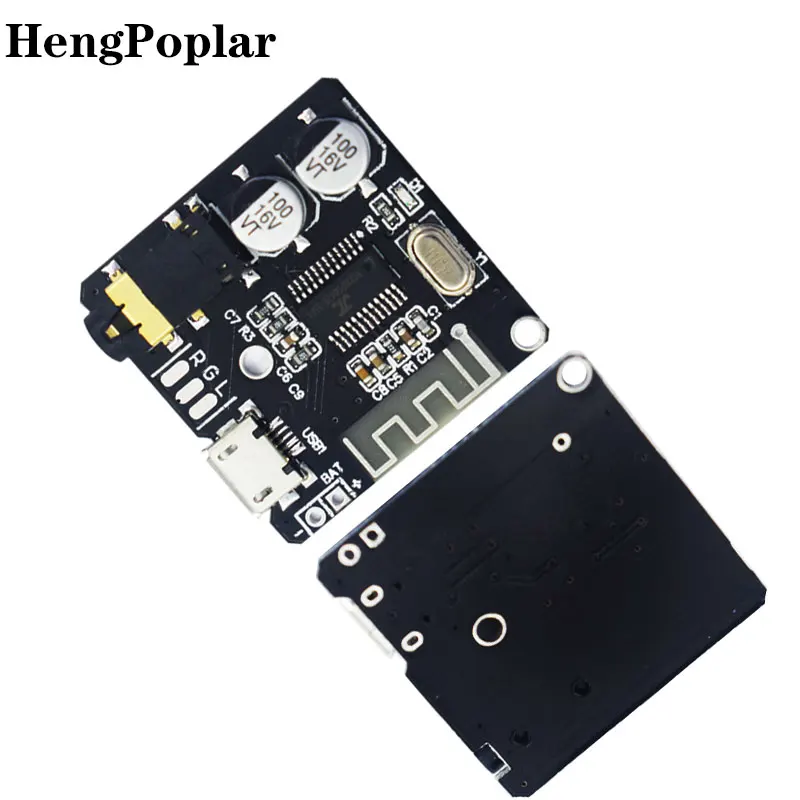 Type C Bluetooth Audio Receiver Board Bluetooth 5.0 MP3 Lossless Decoder Board Wireless Stereo Music Module 3.7-5V XY-BT-Mini