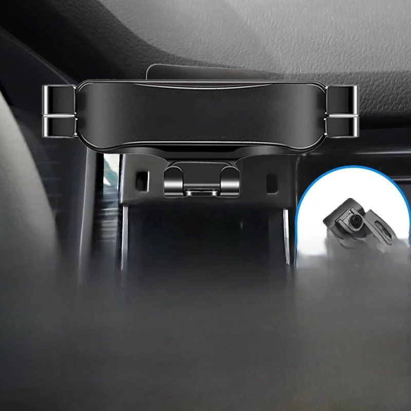 Support de téléphone portable pour voiture, support de téléphone portable pour Skoda Kodiaq, support d'aération, navigation GPS par gravité, support rapide, accessoires de voiture, 2017-2022