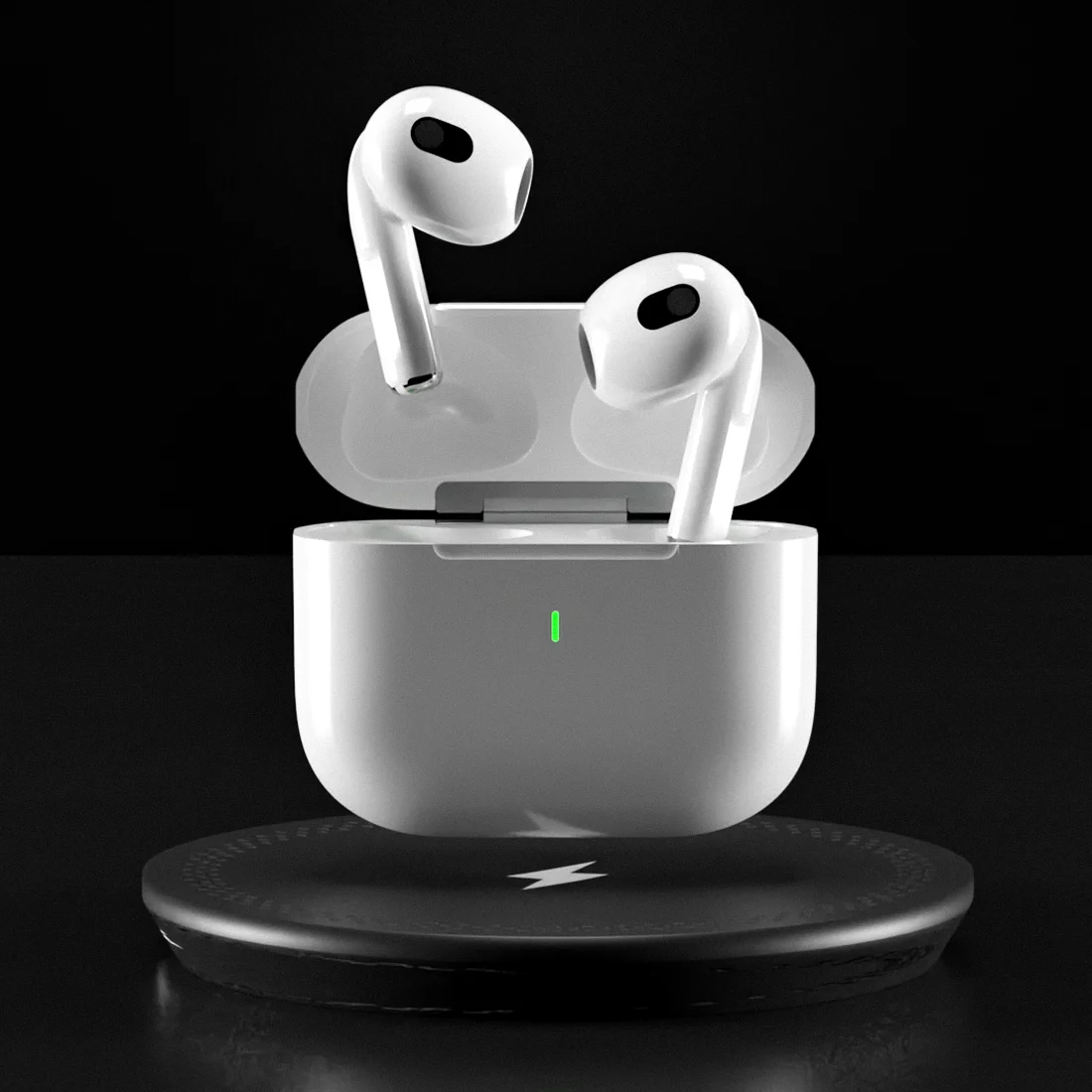 [한국당일발송] 바우아토 ENC 노이즈 캔슬링 무선 충전 블루투스 5.4 이어폰 noise canceling wireless Bluetooth 5.4 earphone