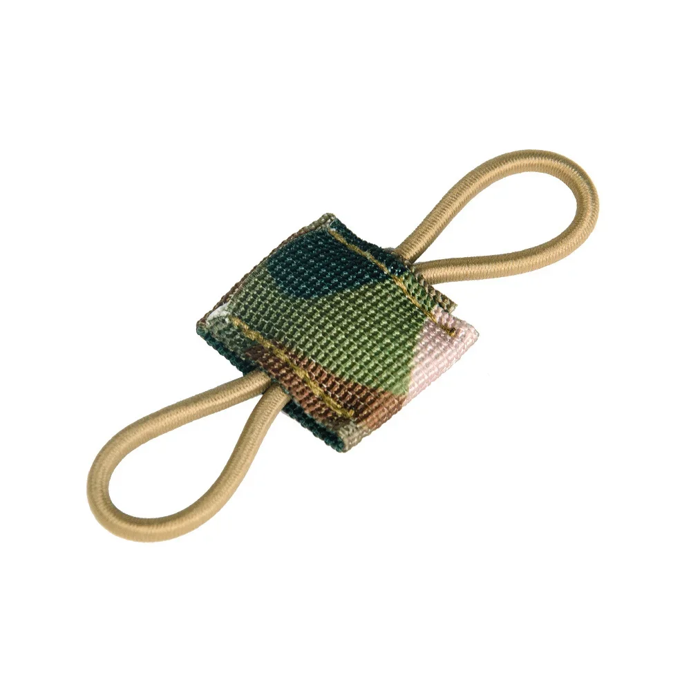 Boucle de ruban élastique Molle tactique MOLLE, retenue de liaison tactique pour tuyau de bâton d'antenne PTT, boucle de sangle en corde élastique