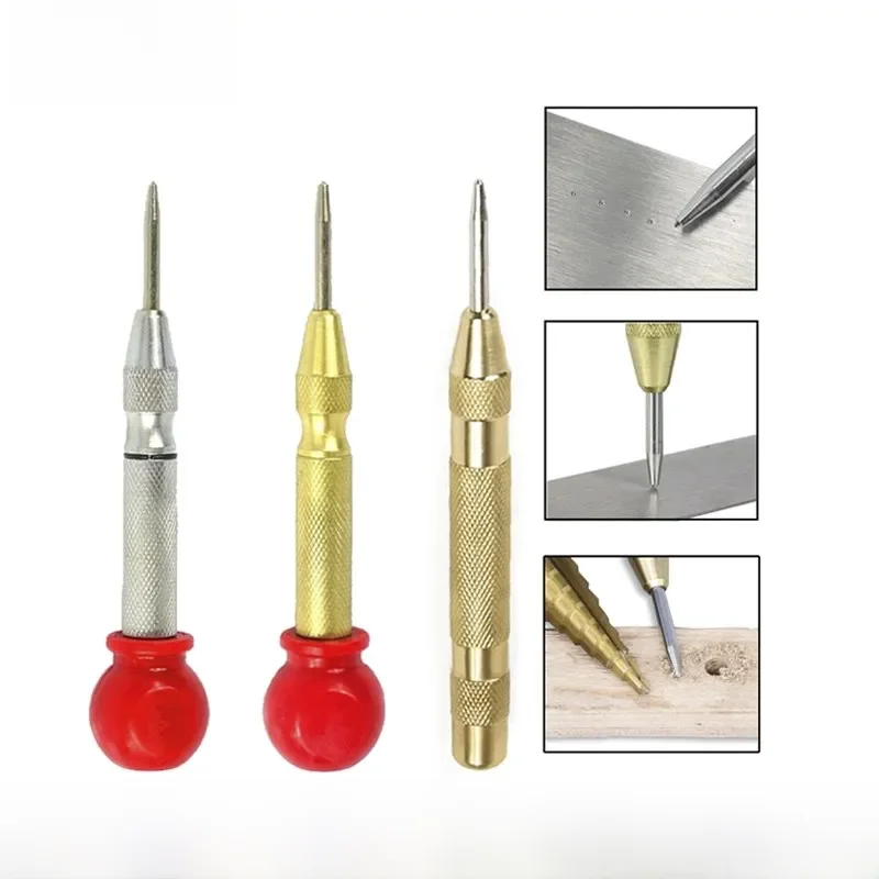 CMCP 130mm automatyczne centrum Pin Punch narzędzia do obróbki drewna wiertła metalowe wiertła centrum Pin Punch sprężynowy Dent Marker — zdjęcie 2
