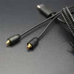 DAC Decoding Wired MMCX headphones HIFI Type-C interface Customized MMCX Earphone Cable with microphone Conexant CX21988
