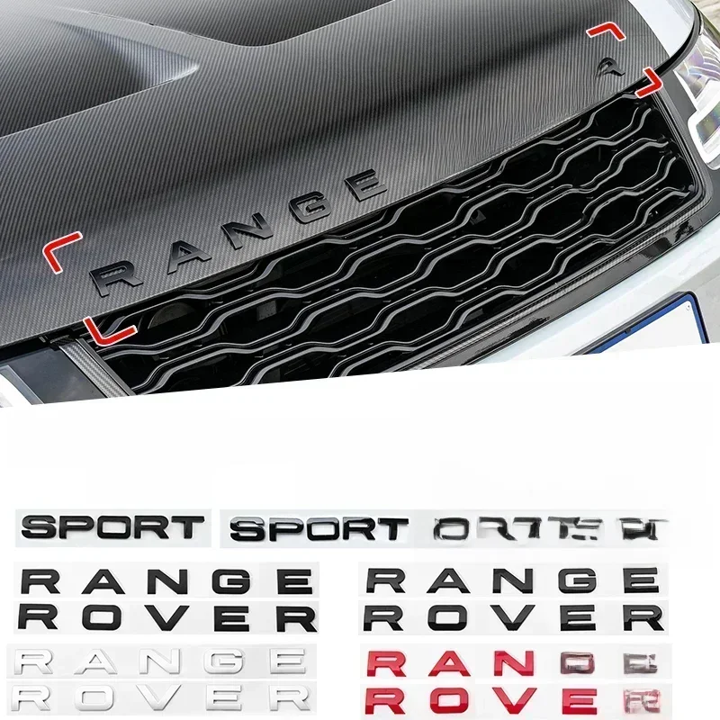 3d abs Bereich Rover Auto Motorhaube Buchstaben Logo Abzeichen Emblem Aufkleber Zubehör für Land