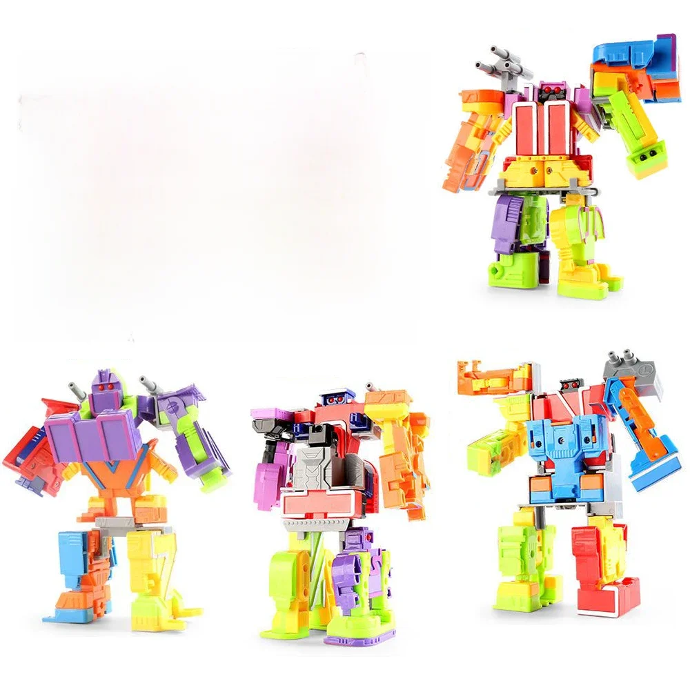 Jouets de Transformation de Robot Alphabet, Robot de déformation de 26 lettres A-Z pour l'éducation des enfants