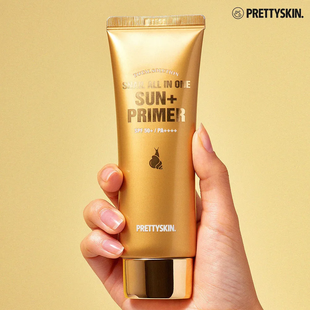 PrettySkin Total Solution Snail All In One Sun Plus Primer 70ml