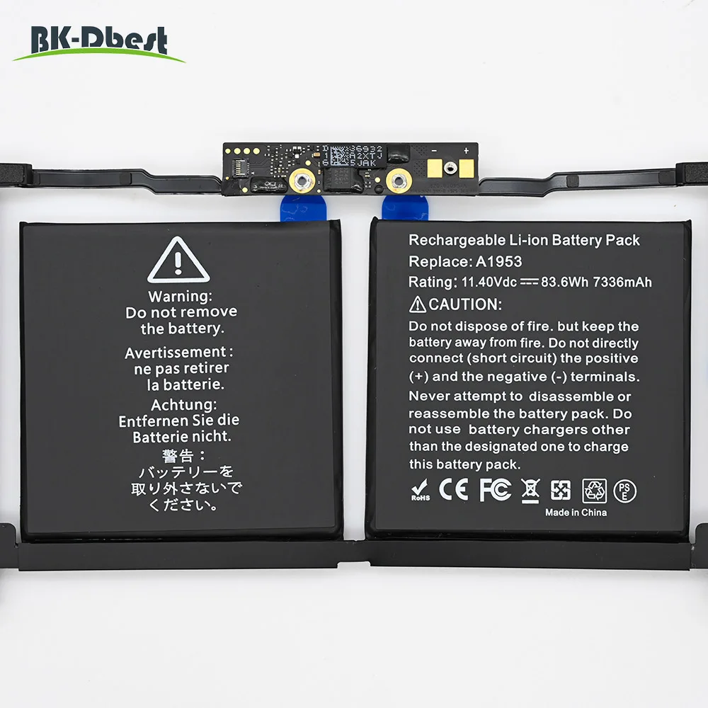 Imagem -02 - Bk-dbest-bateria do Portátil para Apple Macbook Pro A1990 15 Polegadas Touch Bar 20232023 Ano Emc3215 Emc3359 A1953