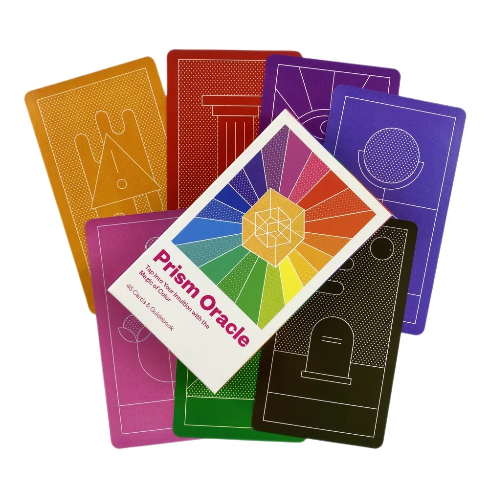 Cartes Oracle à prisme, jeu de Divination, édition Vision anglaise, jeu de société de Tarot pour fête
