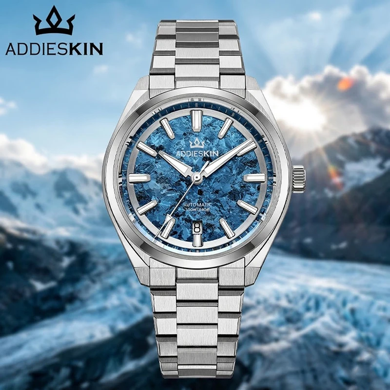 

ADDIESKIN K006 Men's Automatic Watch Crystallized Titanium Dial 200m Waterproof Miyota 9015 BGW9 Luminous Outdoor Sports Diver