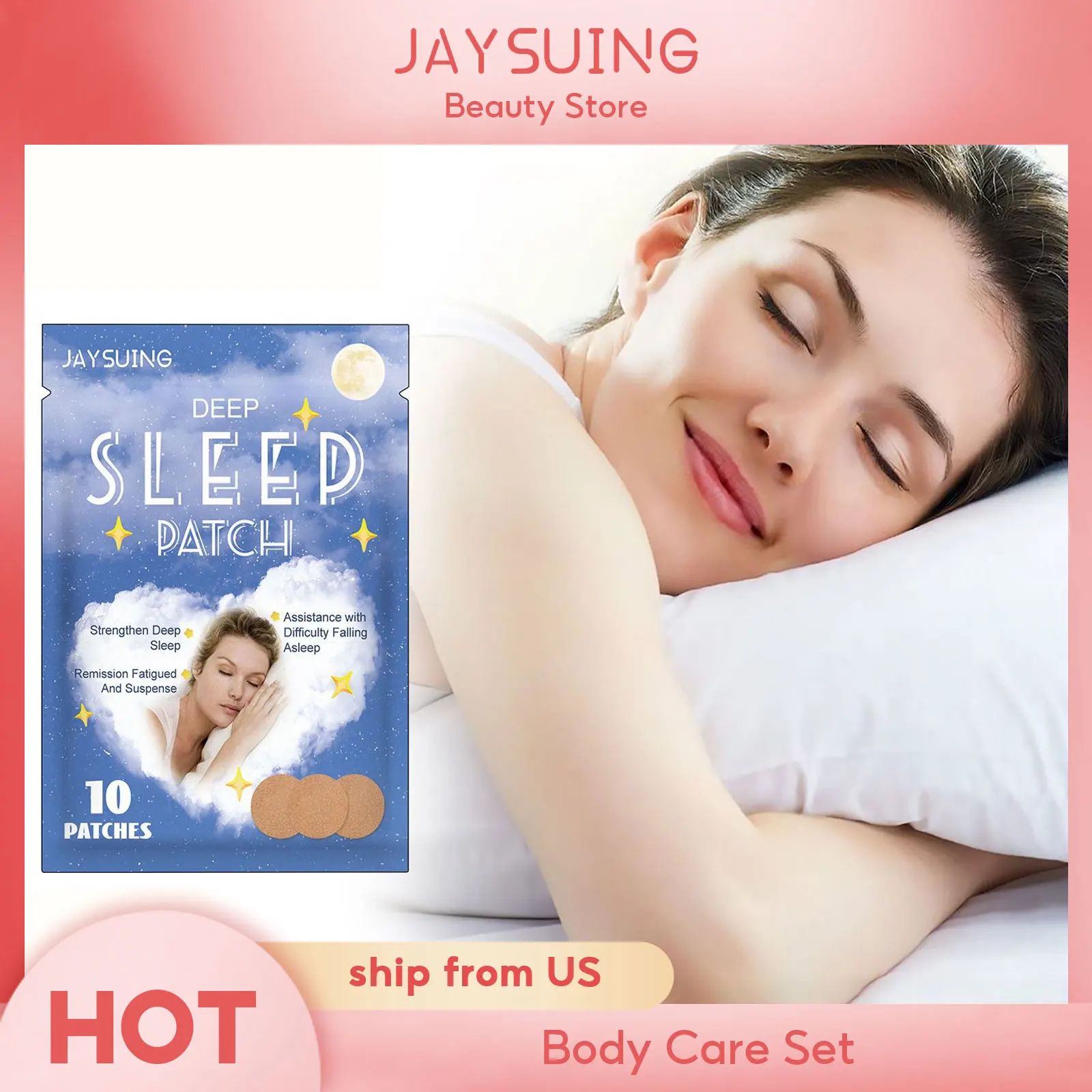 Relax Body Mind Stress Pressure Relief Deep Sleep Patch Improves Nursing Sleep Quality Auxiliary Melatonin Sticker