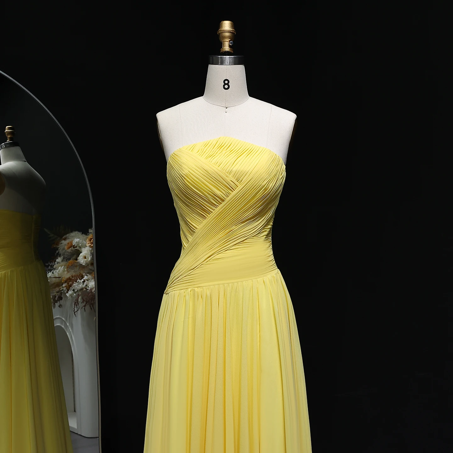 Sharon Said Abiti da sera in chiffon bordeaux saudita su misura per le donne Abito da cerimonia nuziale Dubai con spacco SF141 personalizzato