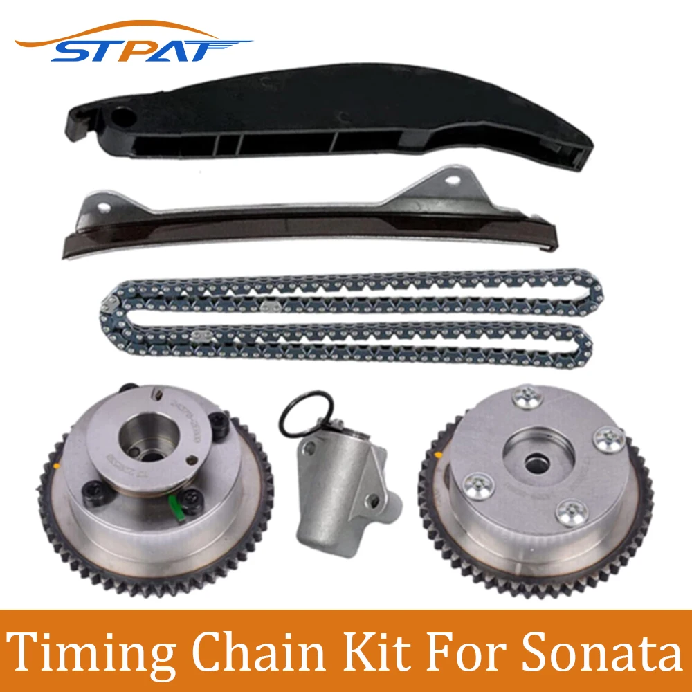 STPAT 24350-2E001 24350-2E000 24370-2E000 24370-2E001 24410-2E000 24321-2E000 Timing Chain Kit For Sonata ForCERATO FORTE OPTIMA