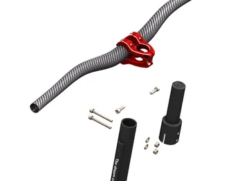 Adaptateur de potence Carbonrevo V3 pour trottinettes électriques Dualtron ! Ouvre la voie à des options de personnalisation pour les guidons, pour plus de confort et de maîtrise. 1