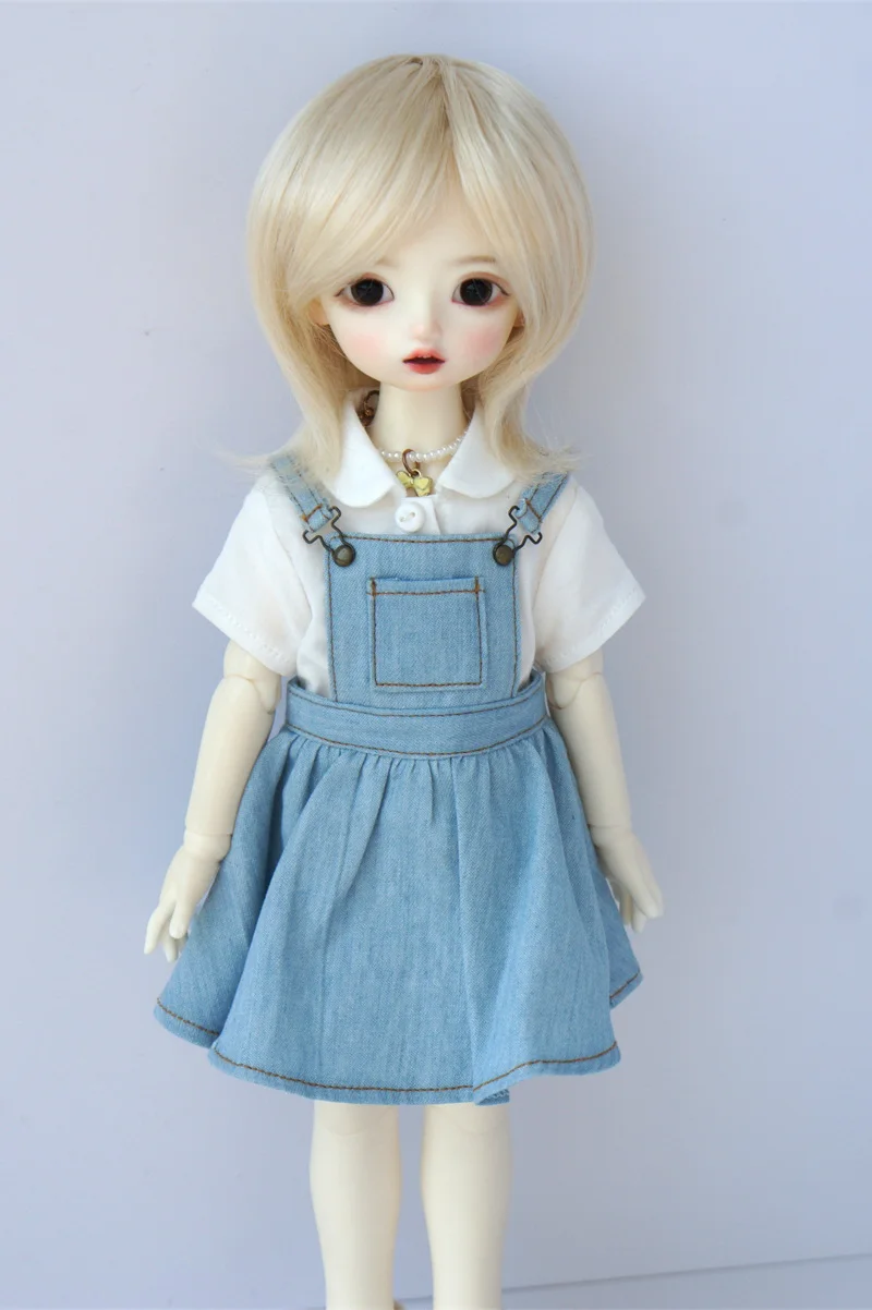 

Cheap Fatory Wigs JD054 1/3 1/4 Fashion Short BJD Wig Soft YOSD MSD Hair For Size 6-7inch 7-8 inch Doll Wholesale Accessories