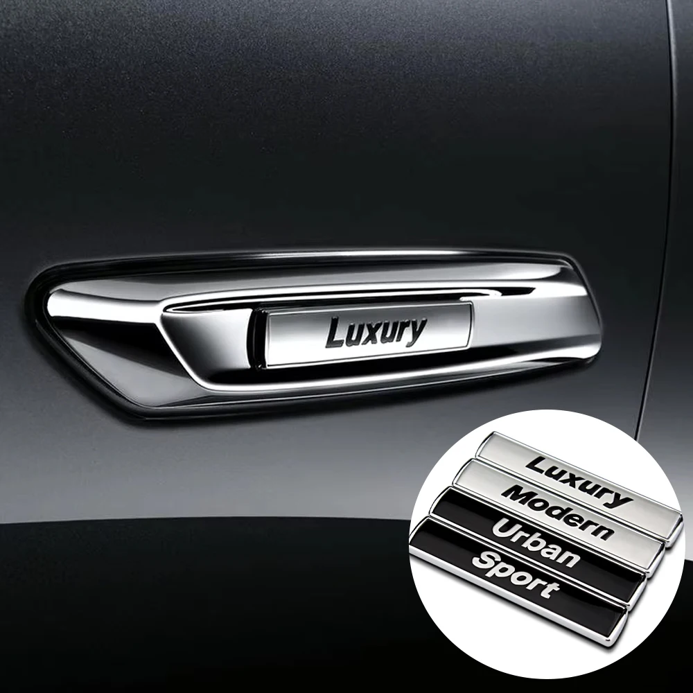 New Luxury Urban Sport Fender Tailgate Emblem Stickers Modern Refit Badge Decals for BMW E30 E34 E36 E39 E46 E60 E90 F10 F30 Kit