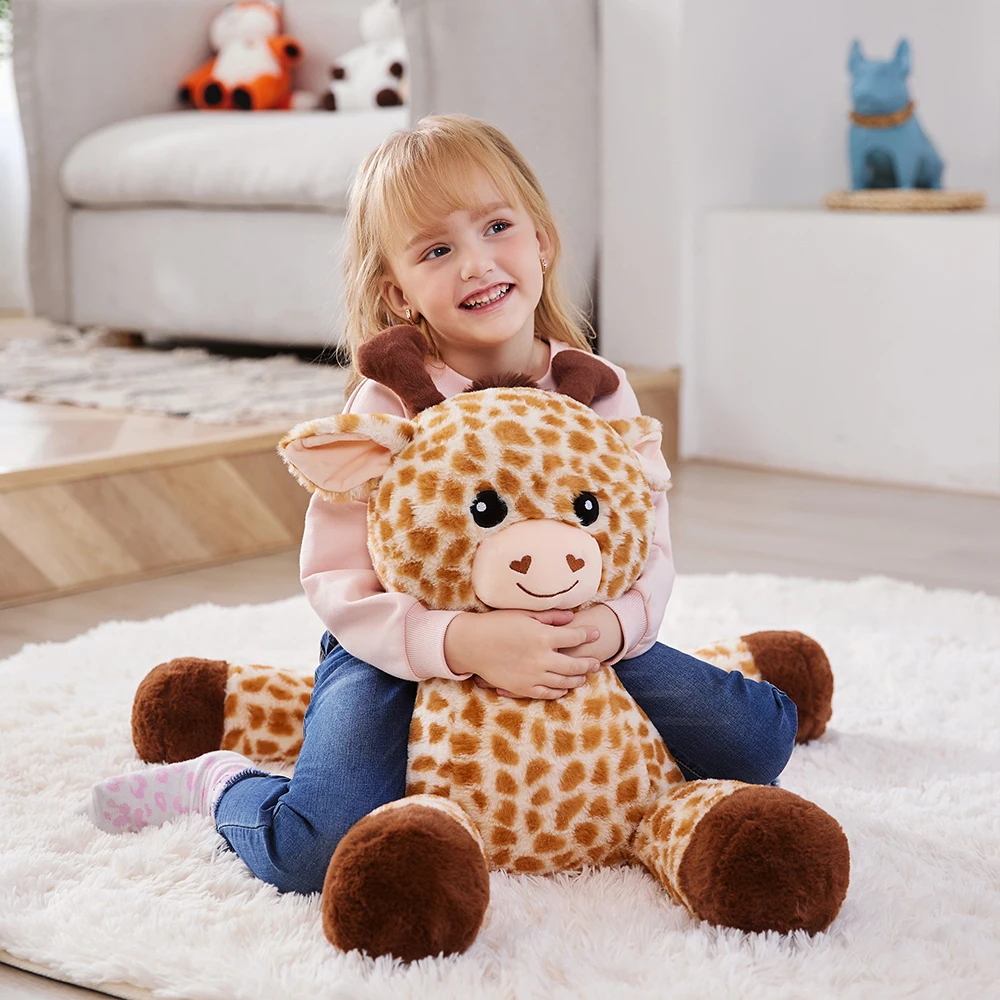 IKASA - Peluche Gigante de Mapache de Peluche de Animales de Peluche Grande, de 30 Pulgadas, Lindos Juguetes Suaves Gigantes, de