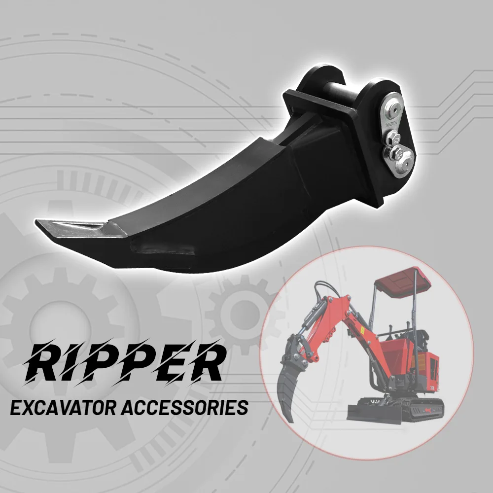 

Free home delivery! Soil loosening attachment for small excavators, includes pins, perfect for garden and farm work!