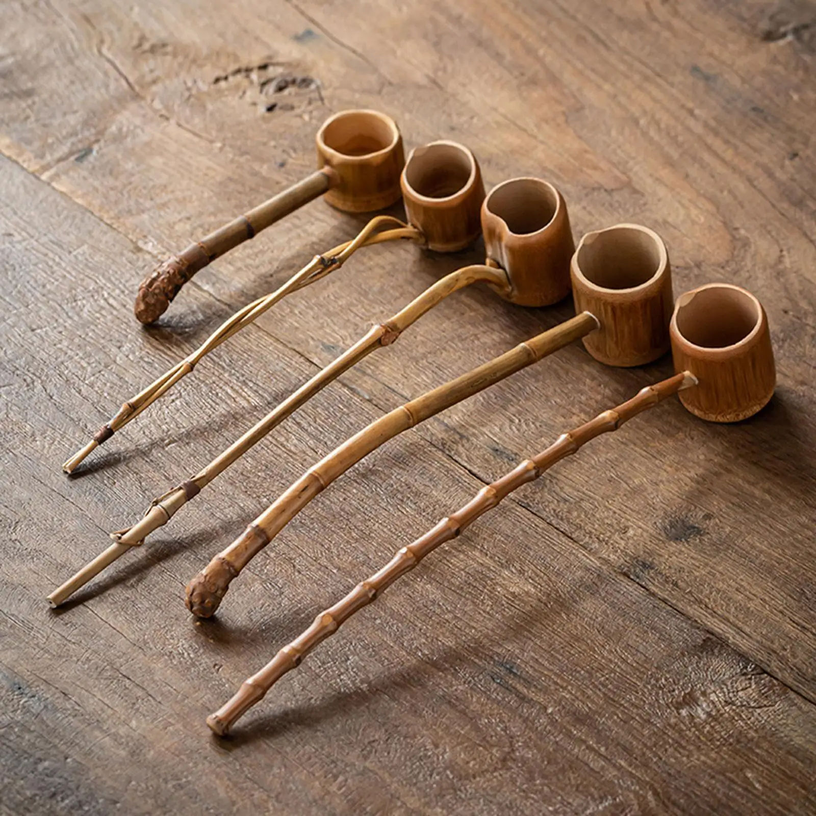 

Bamboo Water Ladle Long Handle Scoops Water Scoops Water Bailer for Bathing Ladle Water Wine Household