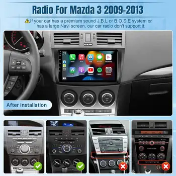 10 最佳銷售 馬自達3安卓車用收音機 - №5