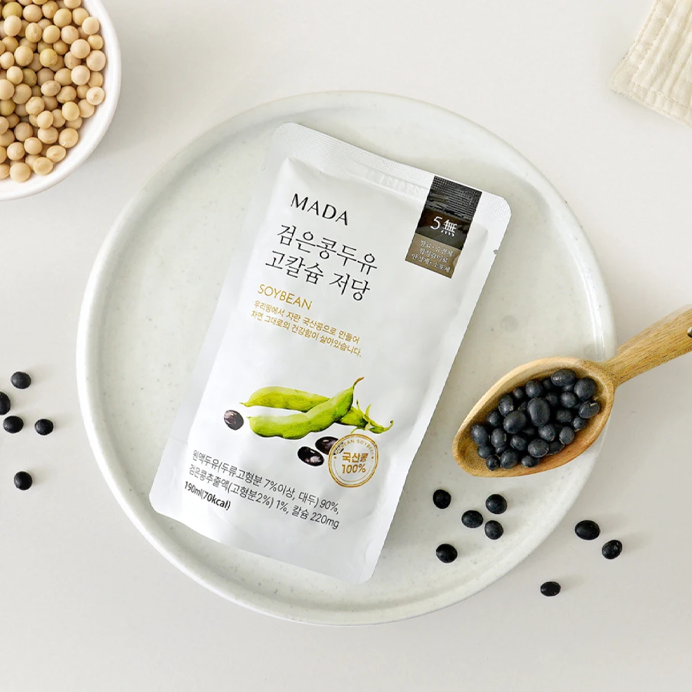 MADA 다이어트 검은콩두유 고칼슘 저당 국산100% (190ml*20팩)*1박스