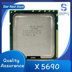 Xeon X5690 3.46GHz 6 Core LGA 1366 SLBVX cpu processor