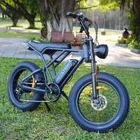 Electric Bike Onesport-ONES3 with Brushless Motor, 750W, 48V, 15AH, Max Speed, 32 km/h, 20*4.0 Fat Tire Ebike