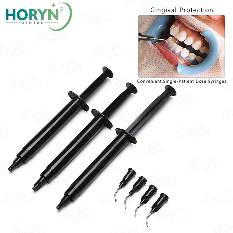 Horyn Dental Gingival Isolation Barrier Gel 3ml Light Cure Resin Protector for Teeth Whitening Soft Tissue Protection view 4