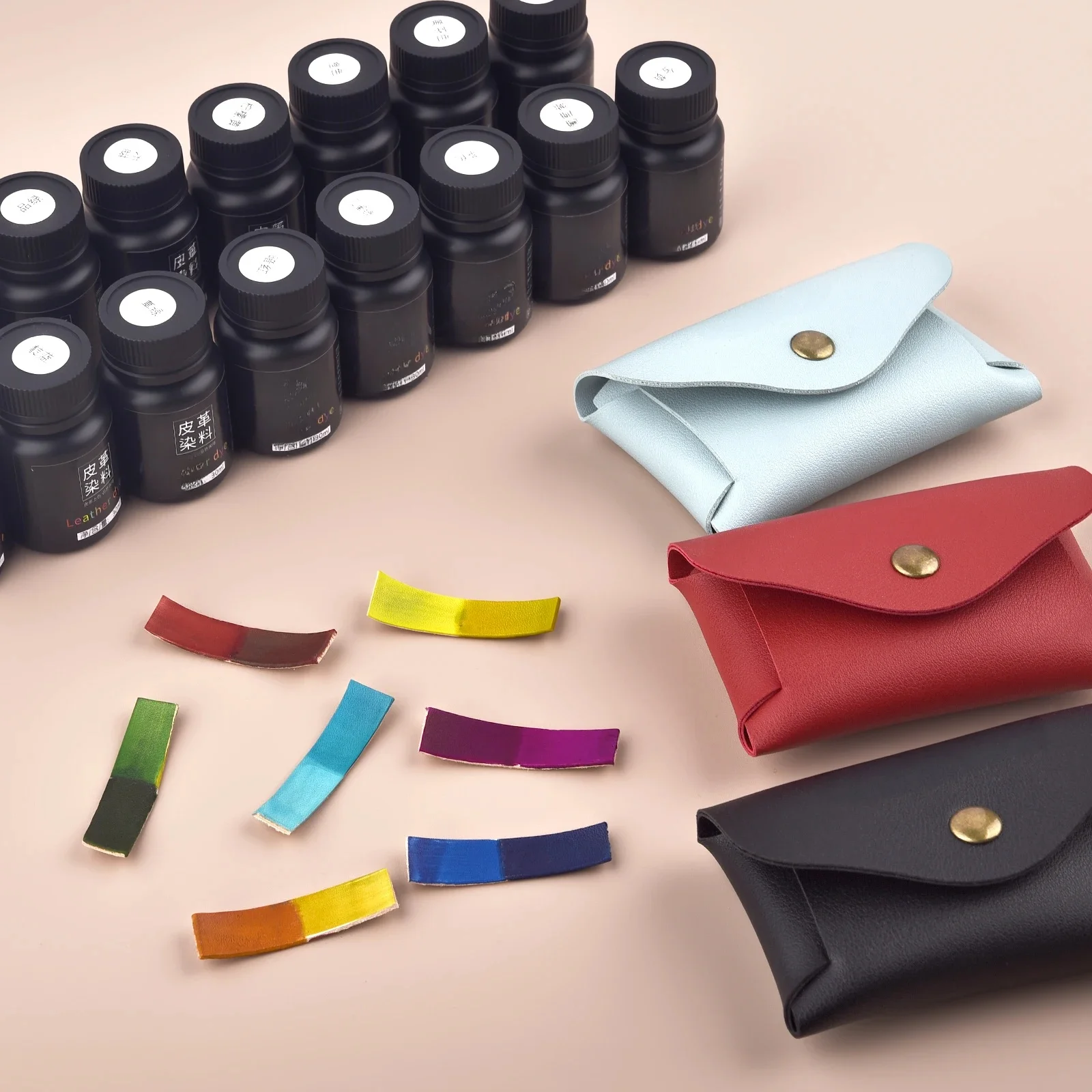 Pigment de coloration pour cuir, 16 couleurs, 30ml, liquide de réparation du cuir, rénovation pour sac de siège, chaussures, baskets, artisanat de soins de la peau du cuir