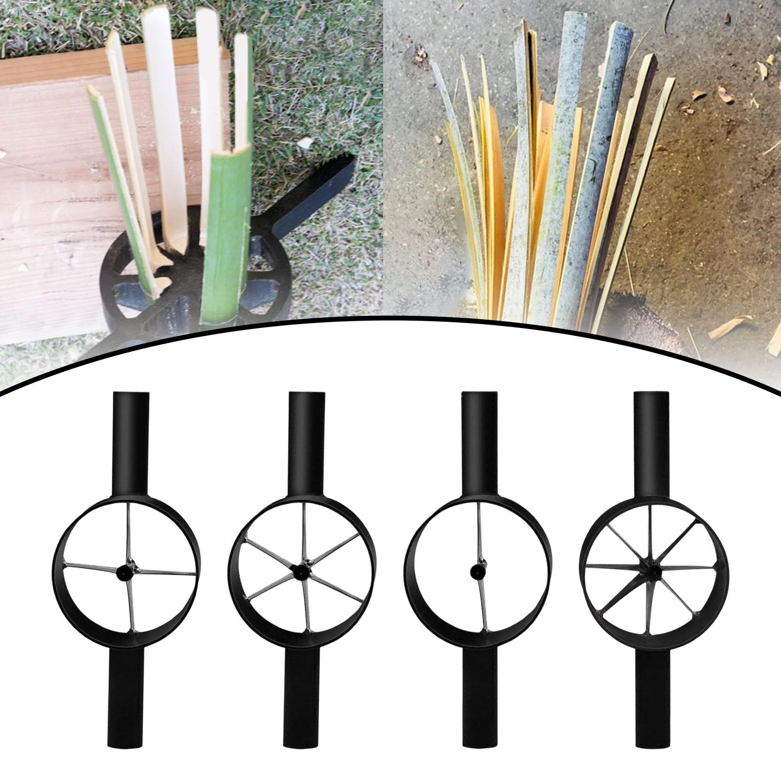 Séparateur de bambou manuel, robuste, facile à casser, outil de séparation de bambou efficace, professionnel pour les artisans sur le lieu de travail et l'arrière-cour