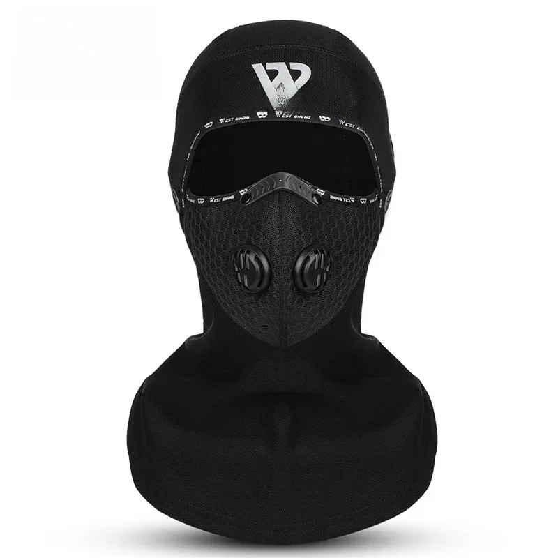 AliExpress West Biking WEST BIKING Winter Sport Cycling Headwear With Activated Carbon Filter Face Cover  Bicycle Ski Motocycle Fleece Head Cap Hat