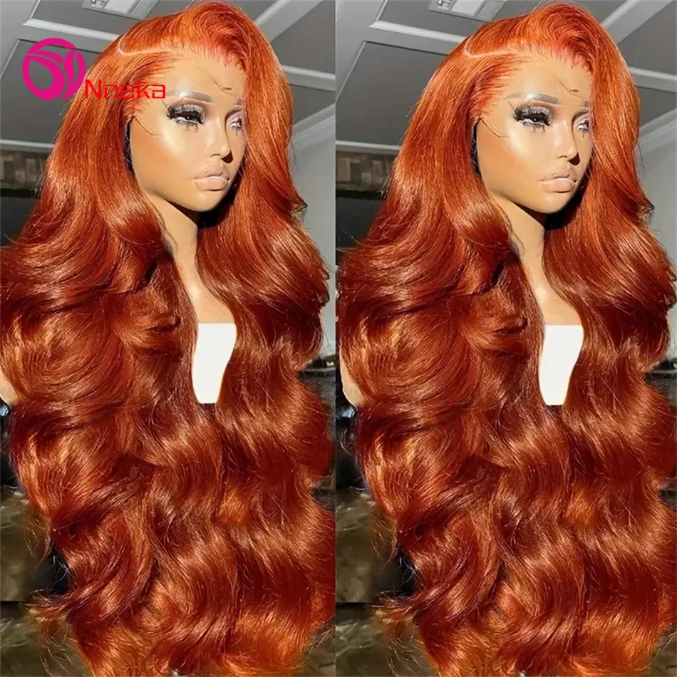 

Ginger Lace Front Wigs Body Wave 13x4 Transparent Hd Lace Frontal Wigs Human Hair Pre Plucked For Women 13x6 Hd Lace Frontal Wig