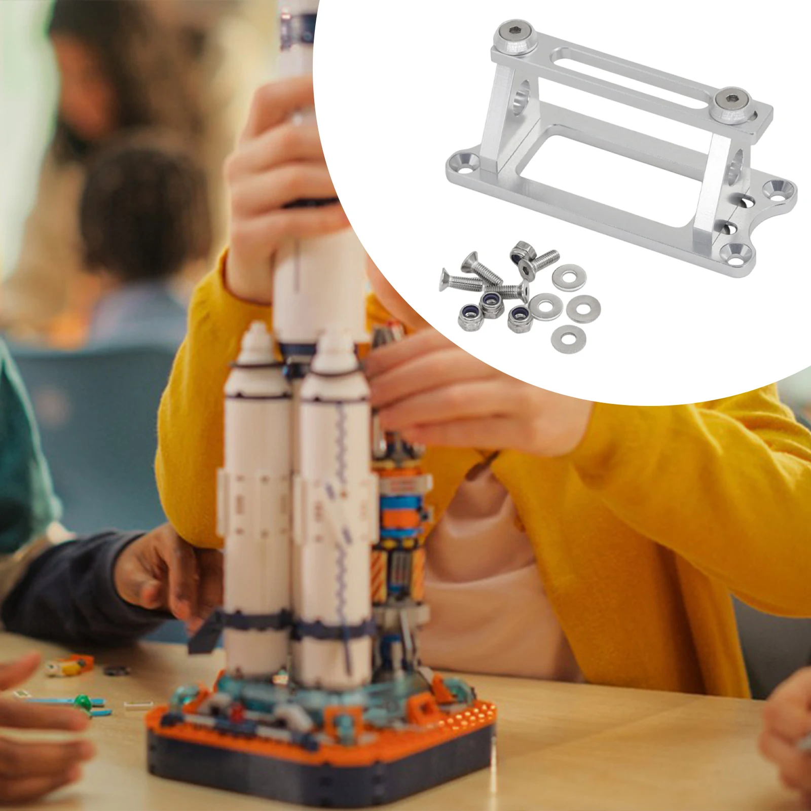 

Кронштейн для крепления сервопривода RC, регулируемая ширина, фиксированный держатель сервопривода, деталь для обновления радиоуправляемого автомобиля для модели самолета, аксессуары для сервопривода