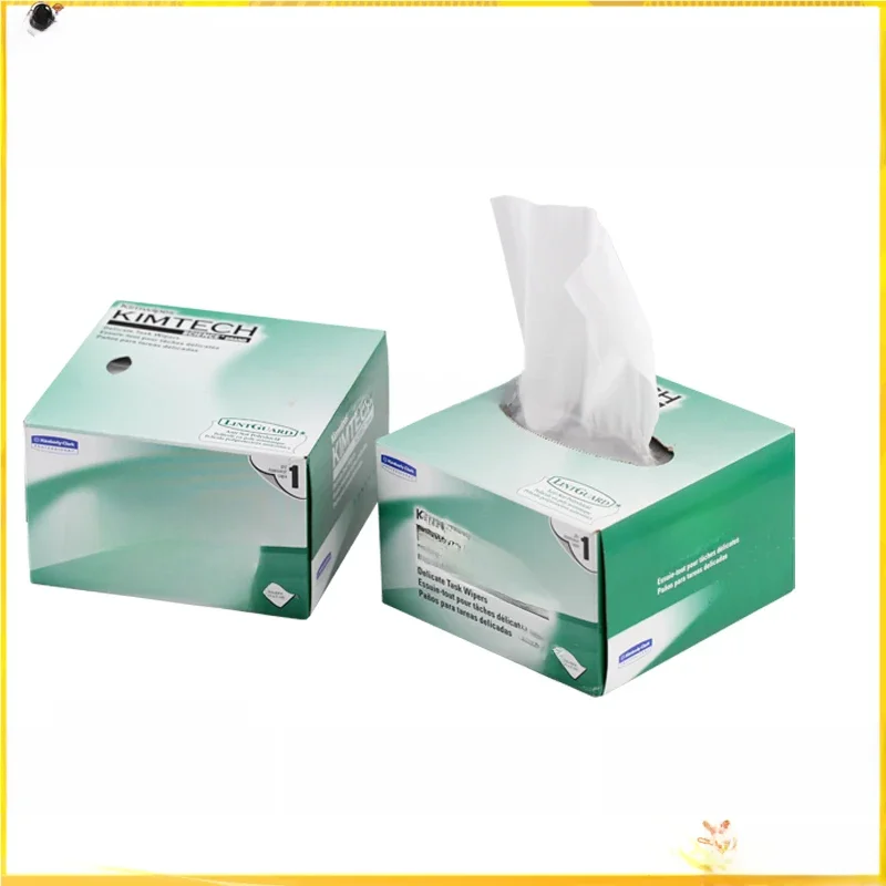 KIMTECH Kimwipes Fiber papier do czyszczenia kimperly wyciera światłowód papier do wycierania USA Import papieru bez wysyłki — zdjęcie produktu 5