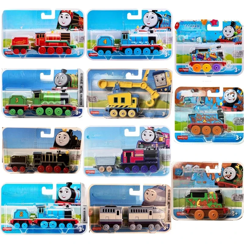 Véritable Thomas & Friends Train métal moulé sous pression Locomotive Edward Henry Ashima Bruno Kenji Trackmaster garçons jouets modèles de Collection