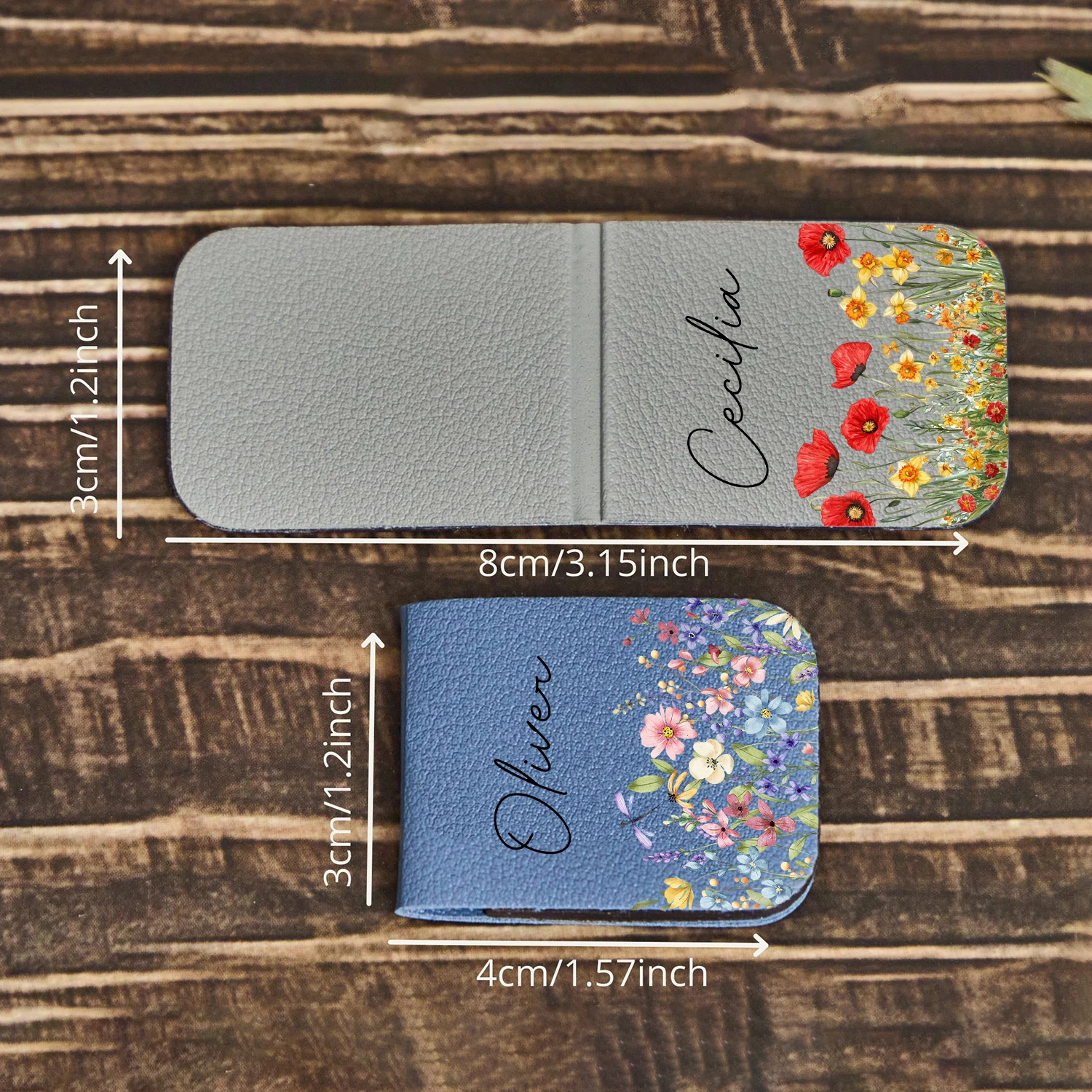Custom Name Faux Leather Magne - đánh giá và giá Bookmark Magnetic Clip