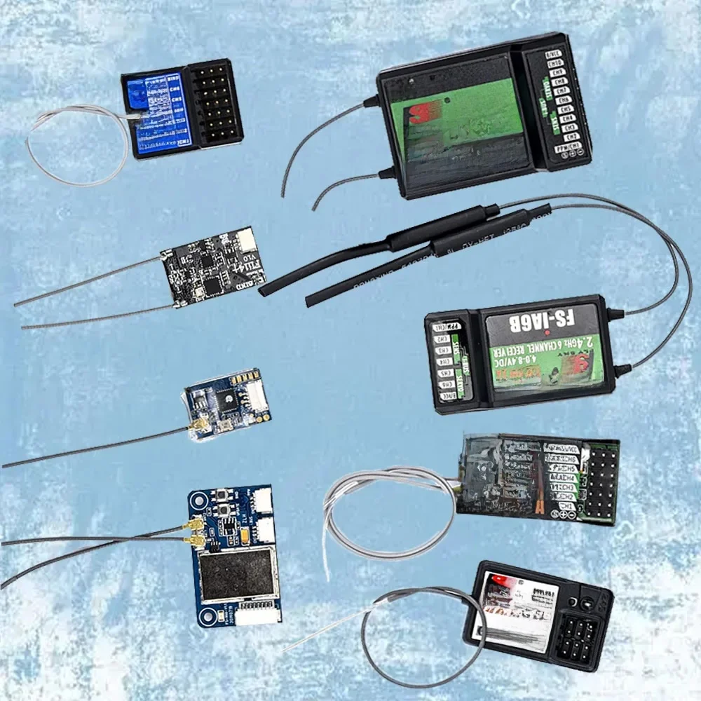 Récepteur radio FS iA6 iA6B iA10B RX2A FS-GR3E Fli14 X6B A8S R6B pour drone FPV et avion RC FLYSKY I6 I6X I6S