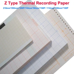 Z Type Thermal Recording Paper Folding Print Paper for Fetal monitor doppler ECG machine 152mm*90mm 112mm*100mm 210mm*295mm