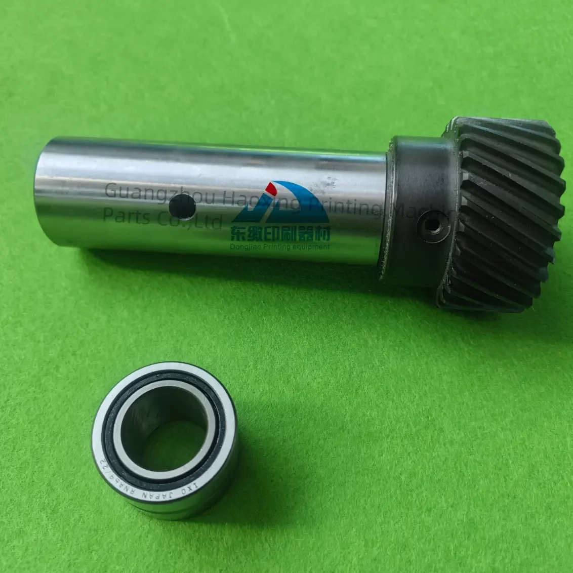 미쓰비시 피니언 샤프트 피니언 샤프트 어셈블리 27 치아 기어 하부 KGW2259 용 오프셋 인쇄 기계 예비 부품 기어 샤프트