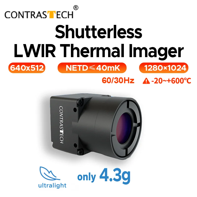 

640x512 LWIR Shutterless Thermal Camera Module 30Hz/60Hz Real-Time Switching NVIDIA Jetson Compatible for UAV Drone Vision