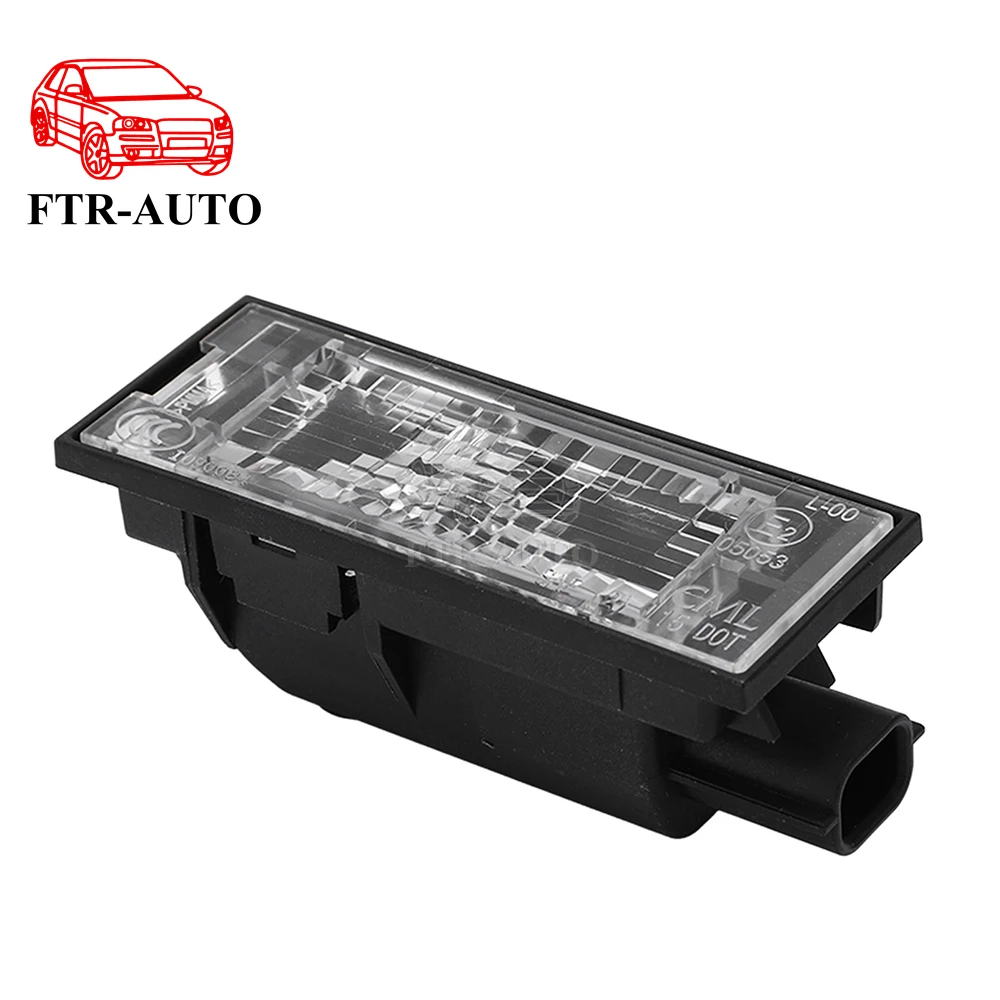 ABS License Plate Light Lamp 8200480127 2651000Q0A 265108474R for Renault Captur 2 Clio Laguna 3 Master 3 Megane 2 Trafic 3