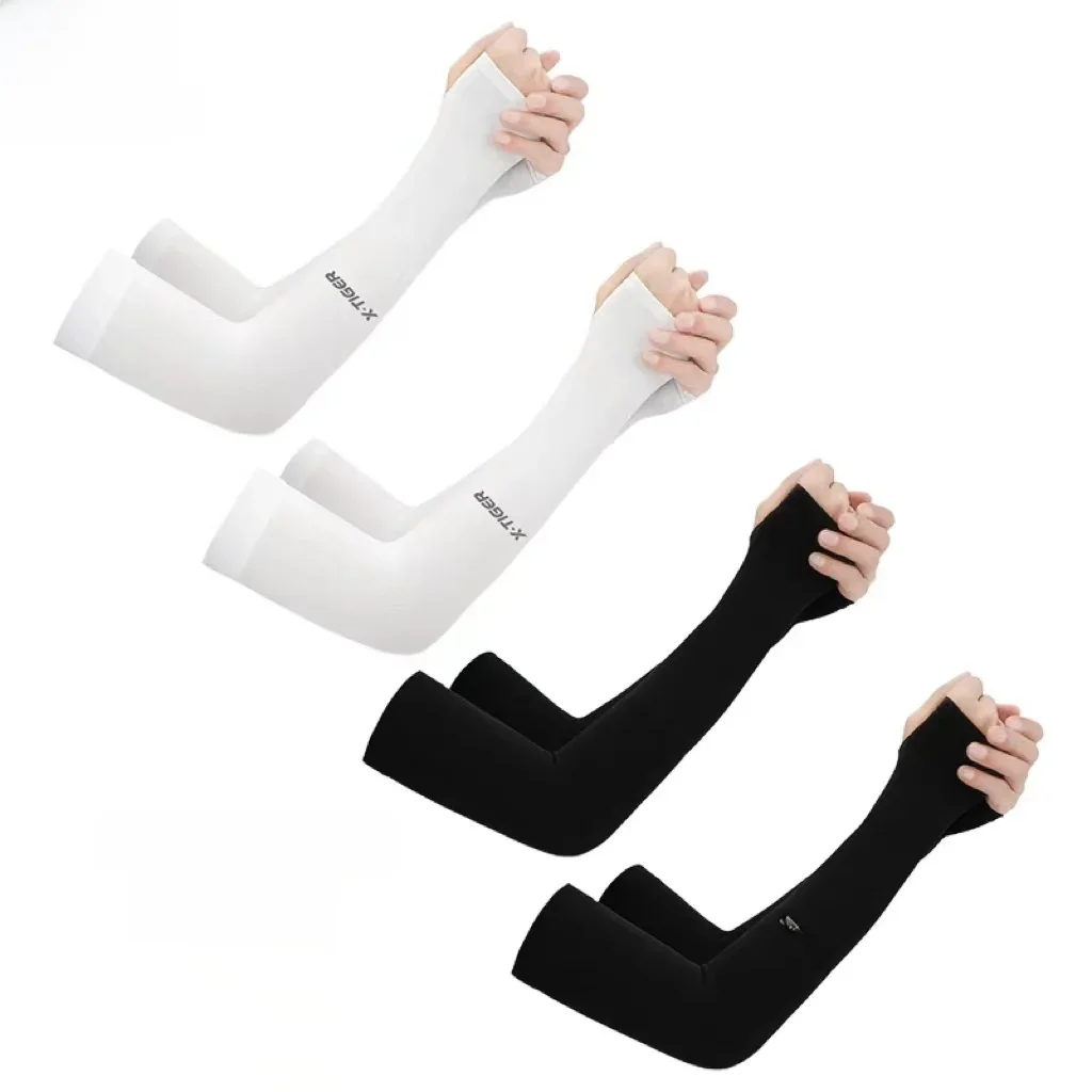 AliExpress X-TIGER 4 Pairs Sports Arm Compression Sleeve Basketball Cycling Arm Warm Summer Running UV