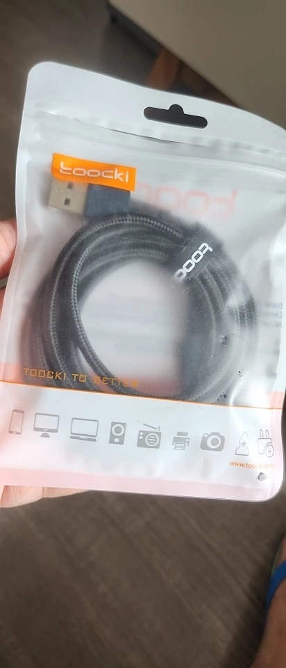 Toocki Micro USB Cable Fast Charging 2.4A USB Cable For Xiaomi Redmi Realme Samsung Huawei OPPO Mobile Phone Charger Data Cord photo review