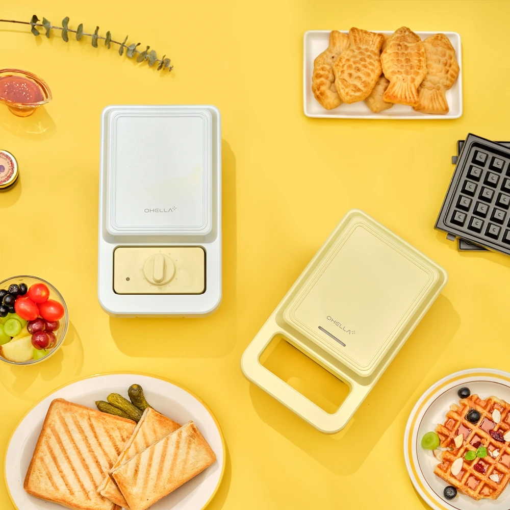 App Cooela Wappy Sandwich Makers Croples Sandwich Toasted Panini Taiyaki Machine With WM02