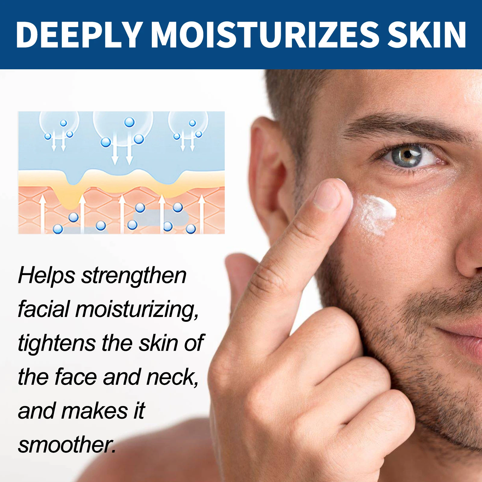 كريم ريتينول للوجه 50 مل للرجال من إيست مون يقلل من التجاعيد وترطيبها وتفتيح شد البشرة ومضاد للتجاعيد كريم وجه